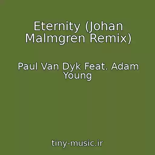 کاور آهنگ Eternity (Johan Malmgren Remix) از Paul Van Dyk Feat. Adam Young
