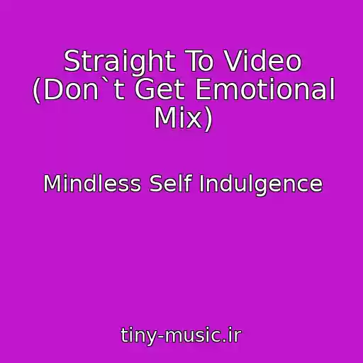 کاور آهنگ Straight To Video (Don`t Get Emotional Mix) از Mindless Self Indulgence