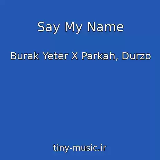 کاور آهنگ Say My Name از Burak Yeter X Parkah, Durzo