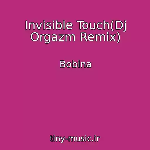 کاور آهنگ Invisible Touch(Dj Orgazm Remix) از Bobina