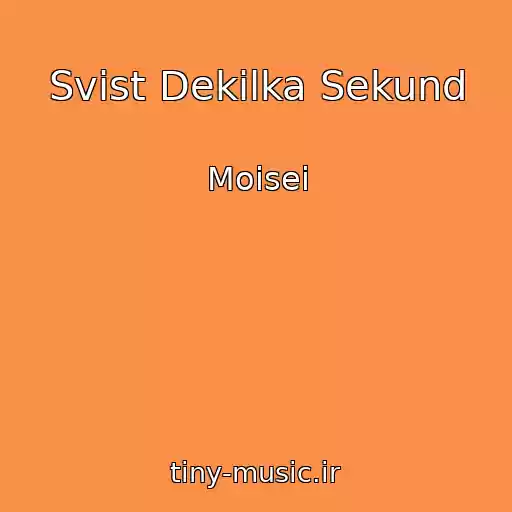 کاور آهنگ Svist Dekіlka Sekund از Moisei