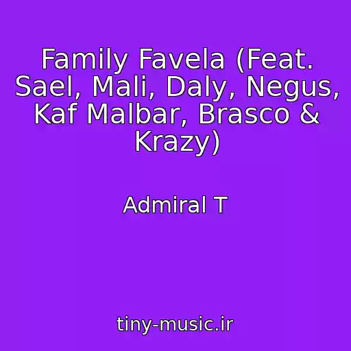 کاور آهنگ Family Favela (Feat. Sael, Mali, Daly, Negus, Kaf Malbar, Brasco & Krazy) از Admiral T
