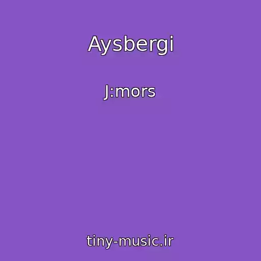 کاور آهنگ Aysbergi از J:mors