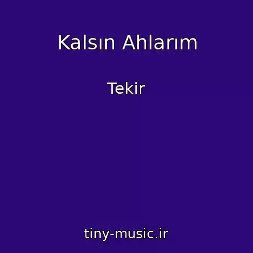 کاور آهنگ Kalsın Ahlarım از Tekir