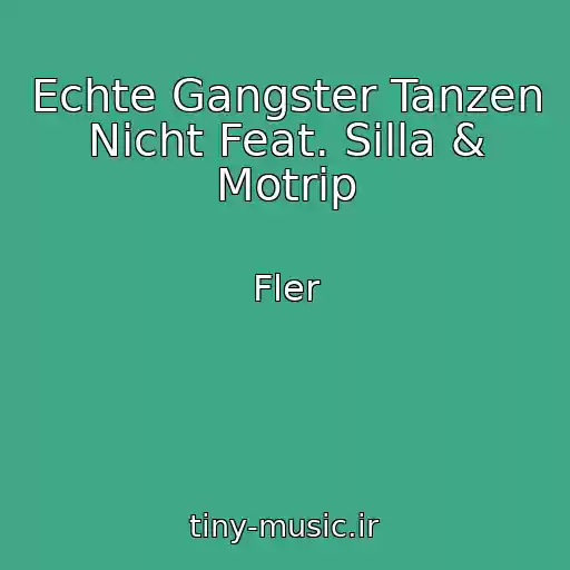 کاور آهنگ Echte Gangster Tanzen Nicht Feat. Silla & Motrip از Fler