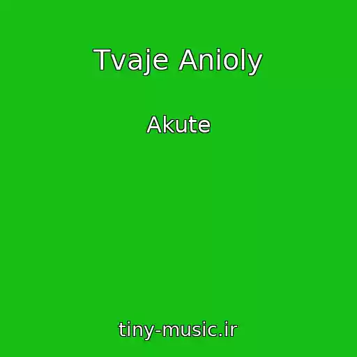 کاور آهنگ Tvaje Anioly از Akute
