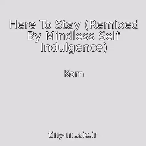 کاور آهنگ Here To Stay (Remixed By Mindless Self Indulgence) از Korn