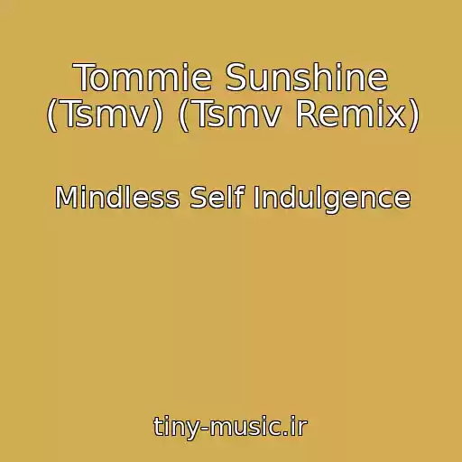 کاور آهنگ Tommie Sunshine (Tsmv) (Tsmv Remix) از Mindless Self Indulgence