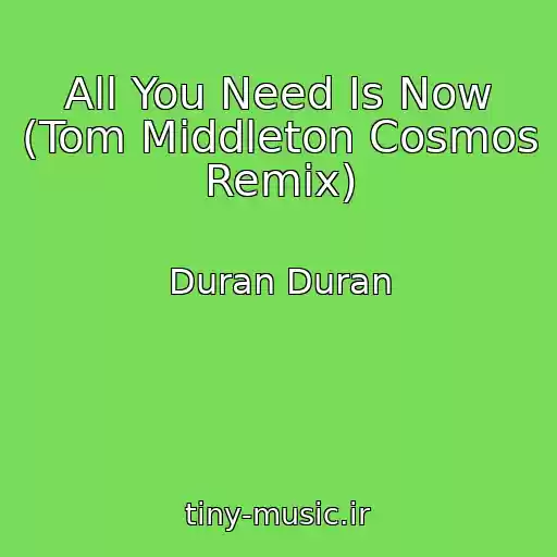 کاور آهنگ All You Need Is Now (Tom Middleton Cosmos Remix) از Duran Duran