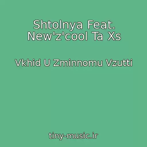 کاور آهنگ Shtolnya Feat. New'z'cool Ta Xs از Vkhid U Zminnomu Vzutti