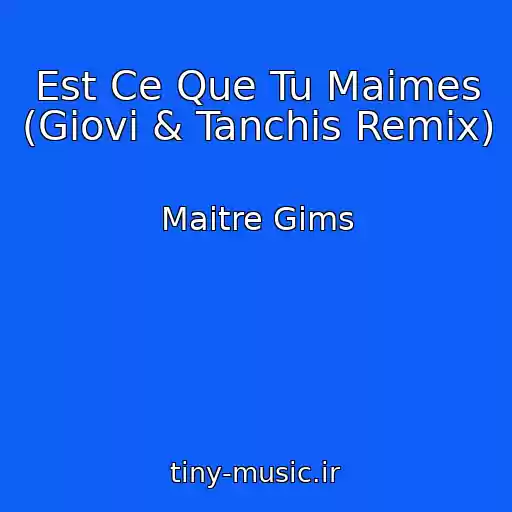 کاور آهنگ Est Ce Que Tu Maimes (Giovi & Tanchis Remix) از Maitre Gims