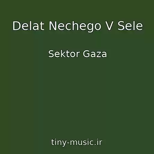 کاور آهنگ Delat Nechego V Sele از Sektor Gaza