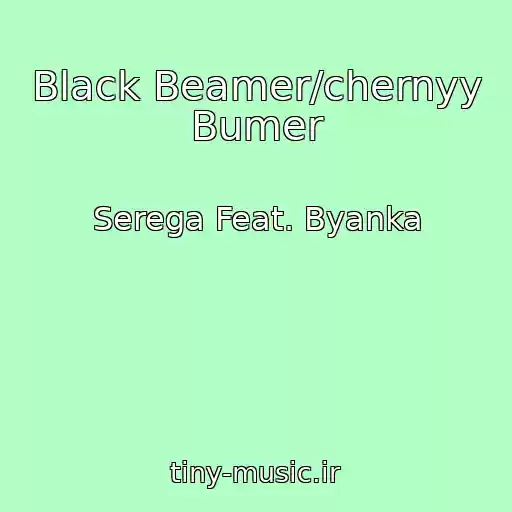 کاور آهنگ Black Beamer/chernyy Bumer از Serega Feat. Byanka