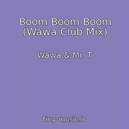 کاور آهنگ Boom Boom Boom (Wawa Club Mix) از Wawa & Mr. T