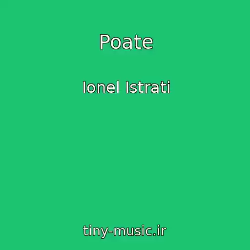 کاور آهنگ Poate از Ionel Istrati