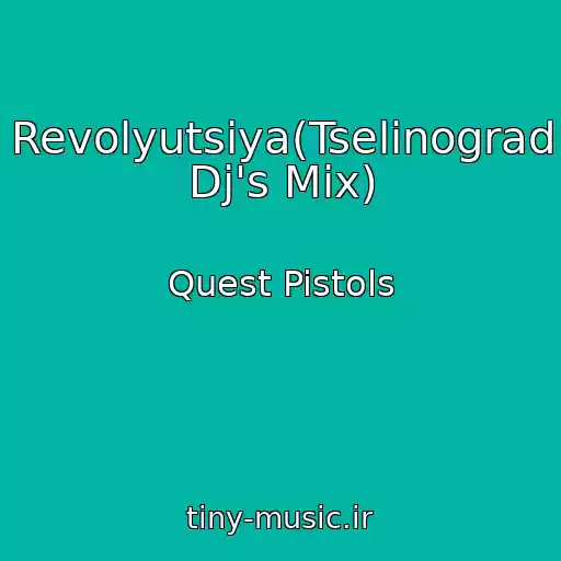 کاور آهنگ Revolyutsiya(Tselinograd Dj's Mix) از Quest Pistols