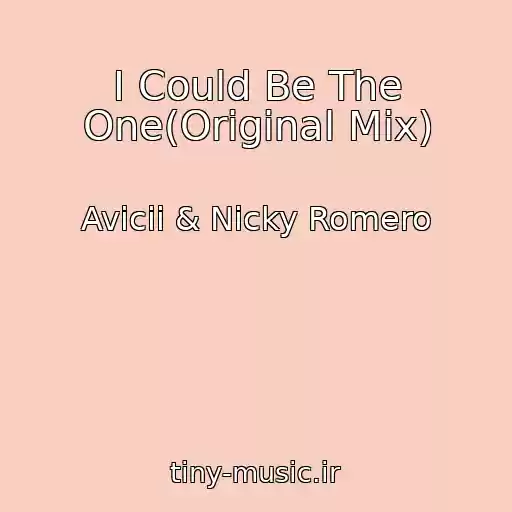 کاور آهنگ I Could Be The One(Original Mix) از Avicii & Nicky Romero