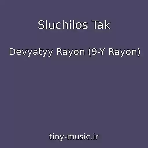 کاور آهنگ Sluchilos Tak از Devyatyy Rayon (9-Y Rayon)