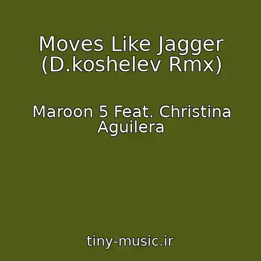 کاور آهنگ Moves Like Jagger (D.koshelev Rmx) از Maroon 5 Feat. Christina Aguilera