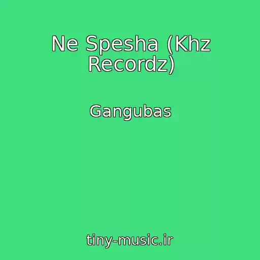 کاور آهنگ Ne Spesha (Khz Recordz) از Gangubas