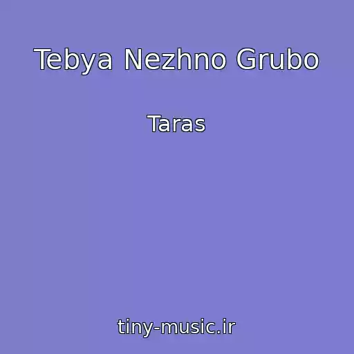 کاور آهنگ Tebya Nezhno Grubo از Taras