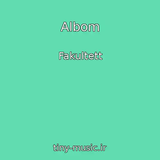 کاور آهنگ Albom از Fakultett