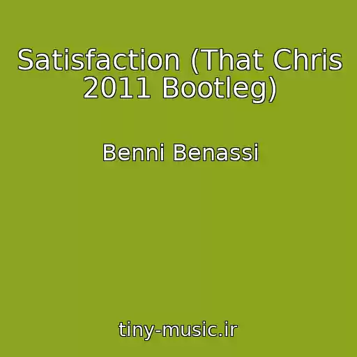 کاور آهنگ Satisfaction (That Chris 2011 Bootleg) از Benni Benassi