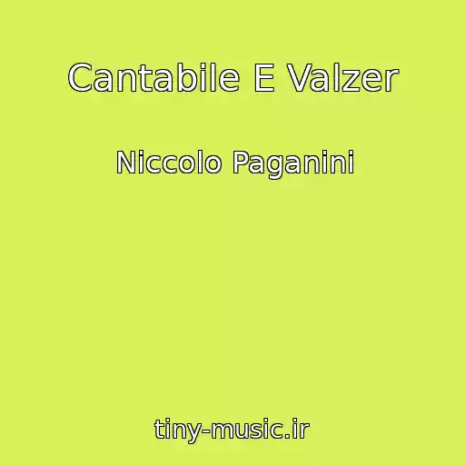 کاور آهنگ Cantabile E Valzer از Niccolo Paganini