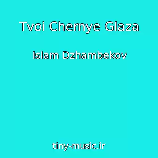 کاور آهنگ Tvoi Chernye Glaza از Islam Dzhambekov