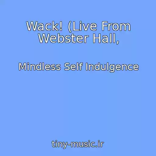 کاور آهنگ Wack! (Live From Webster Hall, از Mindless Self Indulgence