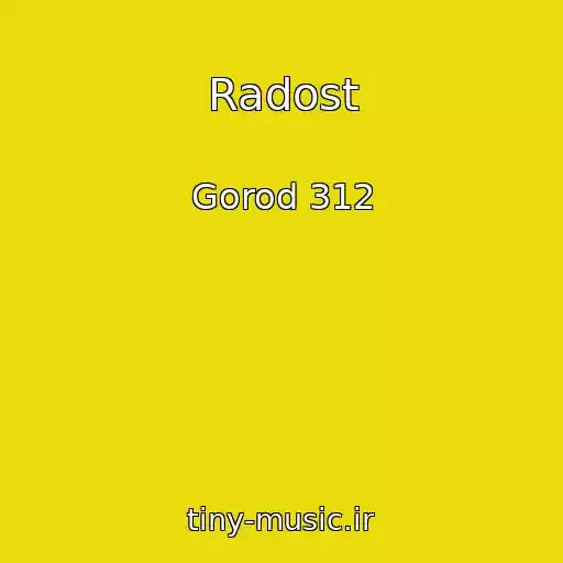 کاور آهنگ Radost از Gorod 312