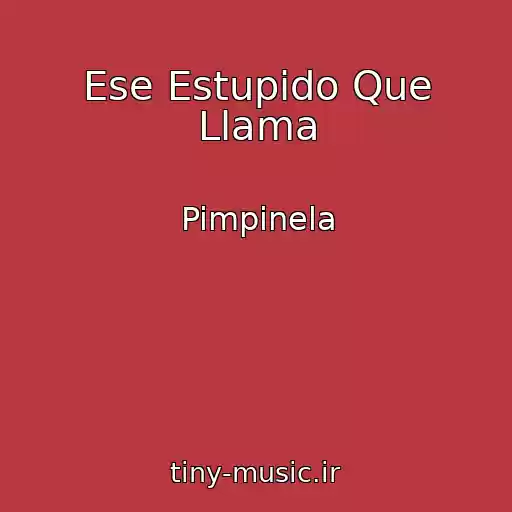 کاور آهنگ Ese Estupido Que Llama از Pimpinela