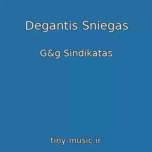 کاور آهنگ Degantis Sniegas از G&g Sindikatas
