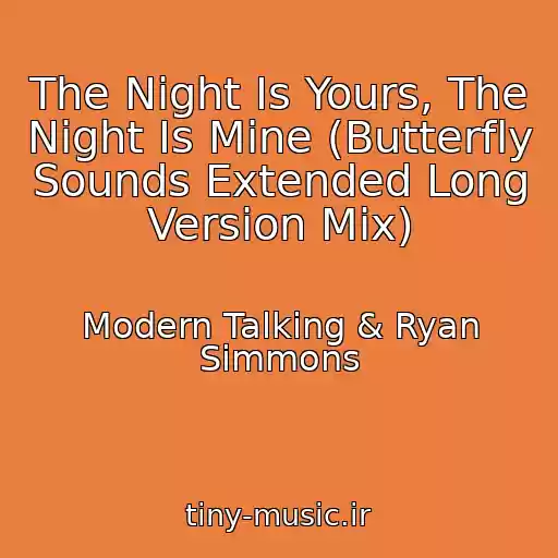 کاور آهنگ The Night Is Yours, The Night Is Mine (Butterfly Sounds Extended Long Version Mix) از Modern Talking & Ryan Simmons
