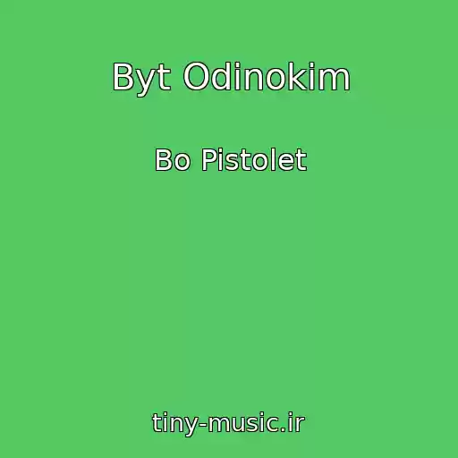 کاور آهنگ Byt Odinokim از Bo Pistolet