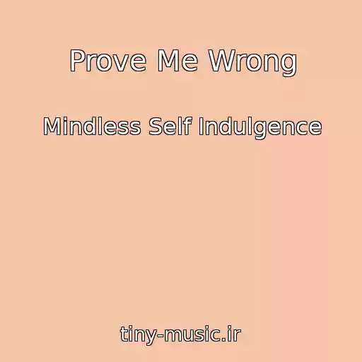 کاور آهنگ Prove Me Wrong از Mindless Self Indulgence