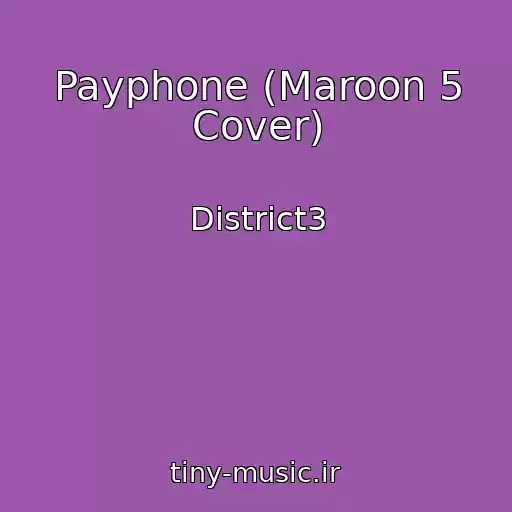 کاور آهنگ Payphone (Maroon 5 Cover) از District3