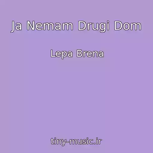 کاور آهنگ Ja Nemam Drugi Dom از Lepa Brena