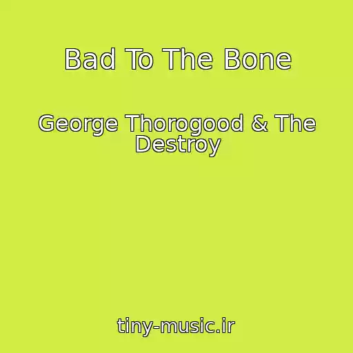 کاور آهنگ Bad To The Bone از George Thorogood & The Destroy