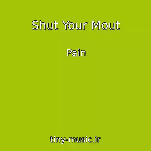 کاور آهنگ Shut Your Mout از Pain
