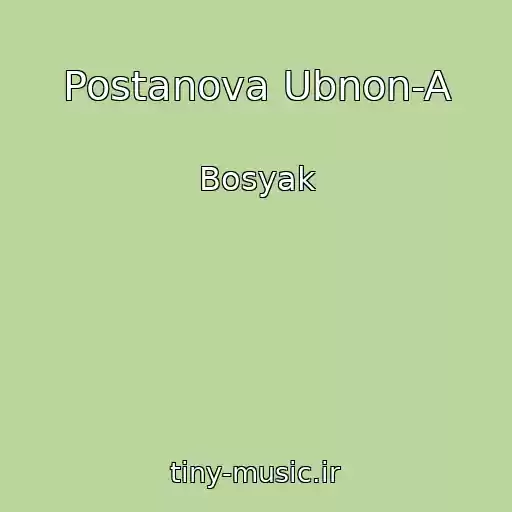 کاور آهنگ Postanova Ubnon-A از Bosyak