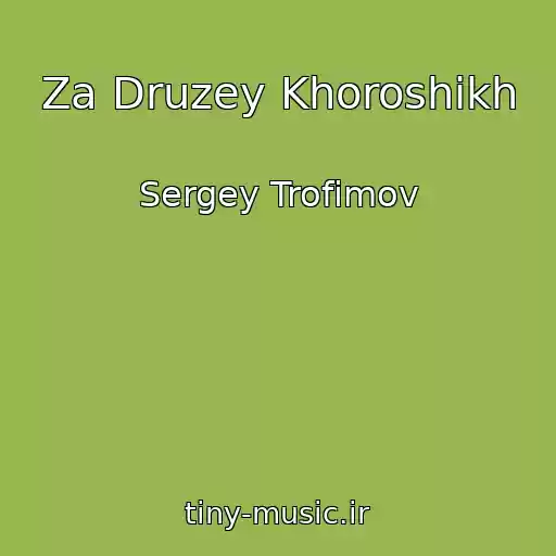 کاور آهنگ Za Druzey Khoroshikh از Sergey Trofimov