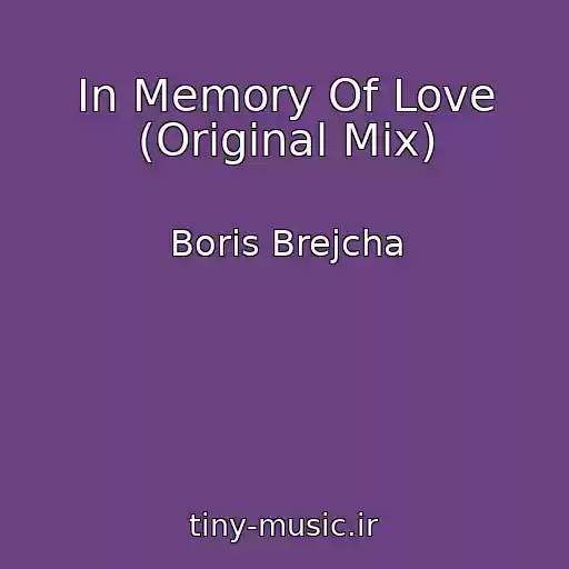 کاور آهنگ In Memory Of Love (Original Mix) از Boris Brejcha