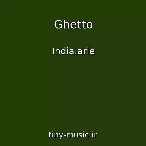 کاور آهنگ Ghetto از India.arie