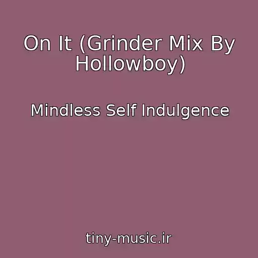 کاور آهنگ On It (Grinder Mix By Hollowboy) از Mindless Self Indulgence