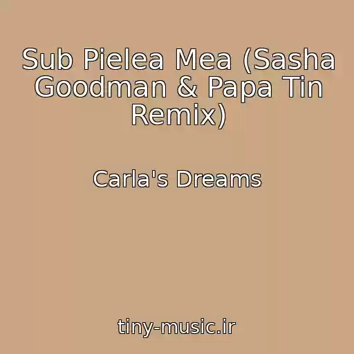 کاور آهنگ Sub Pielea Mea (Sasha Goodman & Papa Tin Remix) از Carla's Dreams