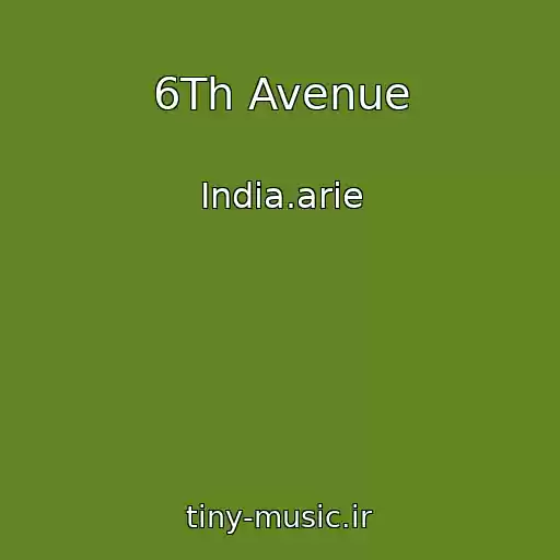 کاور آهنگ 6Th Avenue از India.arie