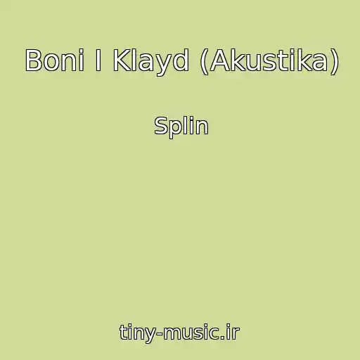کاور آهنگ Boni I Klayd (Akustika) از Splin