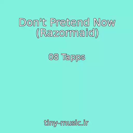 کاور آهنگ Don't Pretend Now (Razormaid) از 08 Tapps