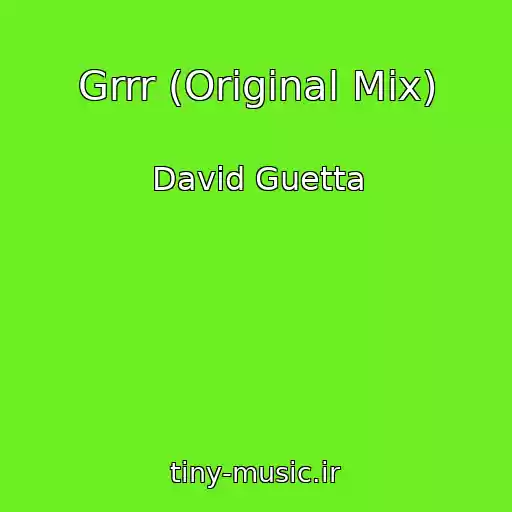 کاور آهنگ Grrr (Original Mix) از David Guetta